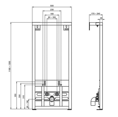 Инсталляция для биде Ideal Standard W589667 фотография