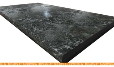 Кухня Интерлиния Мила 12x27 (красный-антрацит-кастилло темный) фотография