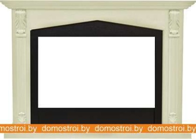 Портал для камина Smolcom Praga FS33/FS33W (белый ваниль) фотография