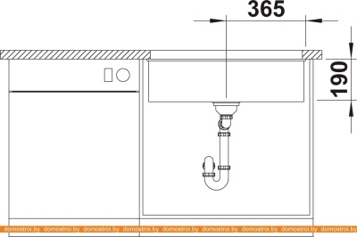 Кухонная мойка Blanco Rotan 700-U 521346 (белый) фотография