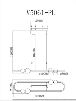 Подвесная люстра Moderli Eclipce V5061-PL фотография