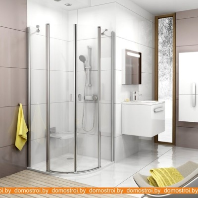Душевой уголок Ravak Chrome CSKK4 90x90 (прозрачный/белый) фотография