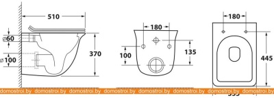 Унитаз OWL 1975 Eter Ruta-H с сиденьем DP микролифт OWLT190203 фотография