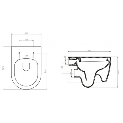 Подвесной унитаз BelBagno Marino [BB105CH + BB105SC] с сиденьем фотография