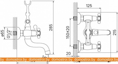 Смеситель IDDIS Sam SAMBR02i02 (бронзовый) фотография