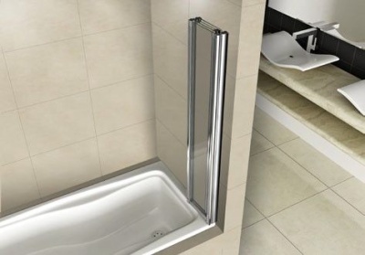 Шторка на ванну GoodDoor SCREEN GR5-120-C-CH 120x140 фотография