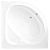 Акриловая ванна Roltechnik Flora Neo 120 120x120 картинка