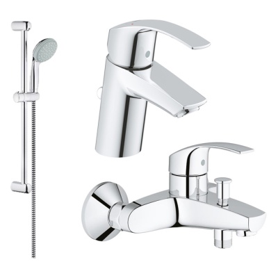 Промо-набор для ванны и умывальника Grohe Eurosmart 124446 фотография