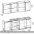 Кухня Интермебель Микс Топ-37 2.2м (белый премиум-дуб крафт золотой-венато) фотография Кухня Интермебель Микс Топ-37 2.2м (белый премиум-дуб крафт золотой-венато) фотография
