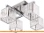 Потолочная люстра Ambrella light Traditional TR5213/4 CH/CL фотография