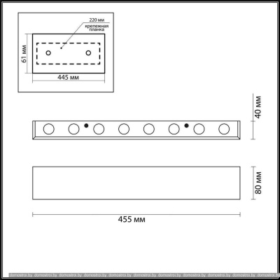 Светильник бра Odeon Light Magnum 3893/16WL фотография