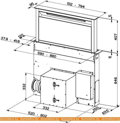 Вытяжка Faber Fabula Plus Evo+BK A60 340.0582.936 фотография