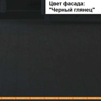 Кухня Интерлиния Мила Gloss 1.88x2.4 правая (яблоня-черный) фотография