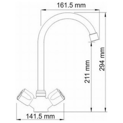 Смеситель WasserKraft Amper 2907 фотография