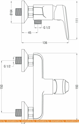 Смеситель Deante Avis BGV 040M фотография