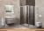 Душевой уголок BelBagno UNIQUE-AH-1-100/115-90-C-Cr (прозрачное стекло) фотография Душевой уголок BelBagno UNIQUE-AH-1-100/115-90-C-Cr (прозрачное стекло) фотография