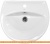Умывальник Sanita Luxe Аттика 48 ATC46SAWB01+ATCSAPD01 фотография