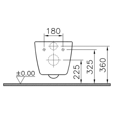 Подвесной унитаз Vitra Sunrise 5384B003-0075 без бачка фотография