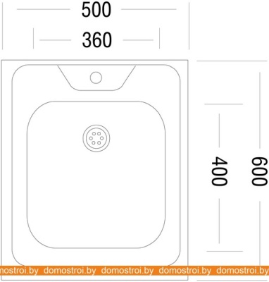 Кухонная мойка Ukinox Стандарт STD500.600 ---4C 0C- фотография