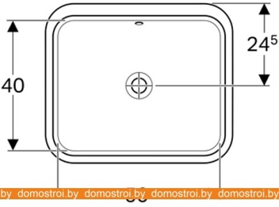 Умывальник Geberit VariForm 500.764.01.2 фотография