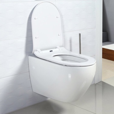 Подвесной унитаз BelBagno Sfera-R [BB513CH + BB209SC] с сиденьем фотография