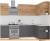 Кухня Интермебель Микс Топ-18 2x1.7м прав (дуб крафт зол-графит серый-ателье св.) фотография Кухня Интермебель Микс Топ-18 2x1.7м прав (дуб крафт зол-графит серый-ателье св.) фотография