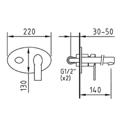 Смеситель для раковины Clever Mikura 97410 фотография