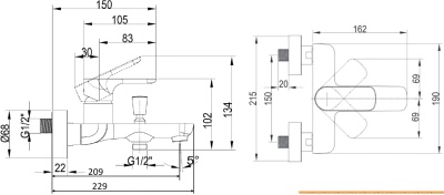 Смеситель Villeroy & Boch O.novo TVT104001000 фотография