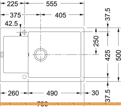Кухонная мойка Franke Maris MRG 611 D (белый) фотография