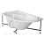 Каркас сварной для ванны Aquanet Allento 170*100 L фотография Каркас сварной для ванны Aquanet Allento 170*100 L фотография