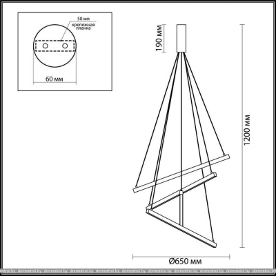 Подвесная люстра Odeon Light Cometa 3860/48L фотография