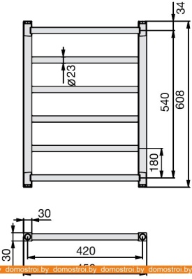 Полотенцесушитель Zehnder Stalox STX-060-045 фотография