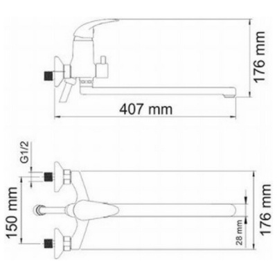 Смеситель WasserKraft Isen 2602L фотография