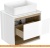 Тумба под умывальник Cersanit Louna 60 SZ-LOU60-BL/WH фотография Тумба под умывальник Cersanit Louna 60 SZ-LOU60-BL/WH фотография