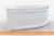 Ванны 1Марка Aura 150x105 L (с каркасом и экраном) фотография Ванны 1Марка Aura 150x105 L (с каркасом и экраном) фотография