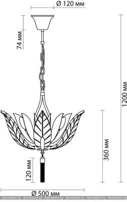 Подвесная люстра Odeon Light Floweri 4838/6 фотография