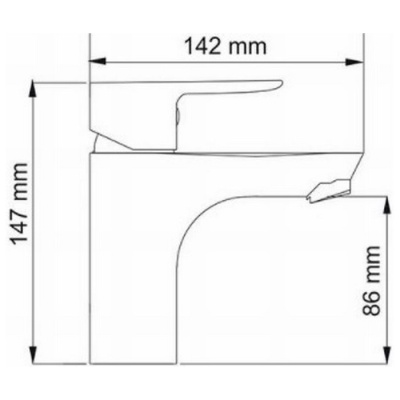 Смеситель WasserKraft Leine 3503 фотография