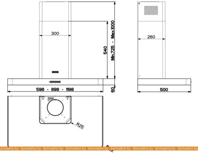Вытяжка Faber T-Light EV8P X A90 фотография