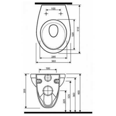Подвесной унитаз Kolo Idol M1310002U c сиденьем Soft Close фотография