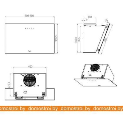 Вытяжка Whirlpool AKR 039 G BL фотография