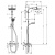 Душевая стойка Hansgrohe Crometta E 240 1jet Showerpipe [27284000] фотография