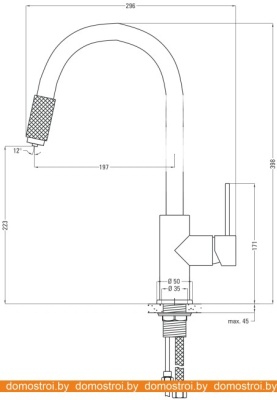 Смеситель Deante Aster BCA B64M фотография