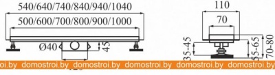 Душевой трап Calani Eco 70 Chrom CAL-G0003 фотография