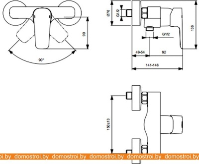 Смеситель Ideal Standard Сeraplan III B0716AA фотография