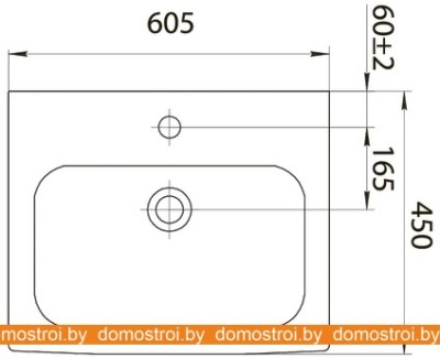 Тумба IDDIS New Sena 60 NSE60W2i95 под умывальник 0146000i28 фотография