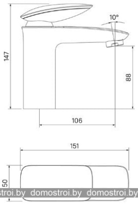 Смеситель IDDIS Stone STOSB00i01 фотография