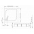 Акриловый поддон Radaway Delos C100 с панелью 100x100x14 фотография Акриловый поддон Radaway Delos C100 с панелью 100x100x14 фотография