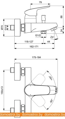 Смеситель Ideal Standard Ceraflex B1721AA фотография