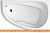 Ванны Cersanit Joanna 160x95 R (с ножками) S301-169 картинка