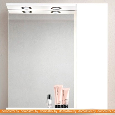 Шкаф с зеркалом BelBagno Marino-SPC-900/750-1A-BL-P-R (bianco lucido) фотография